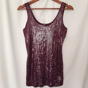 Express Sequined Tank Top